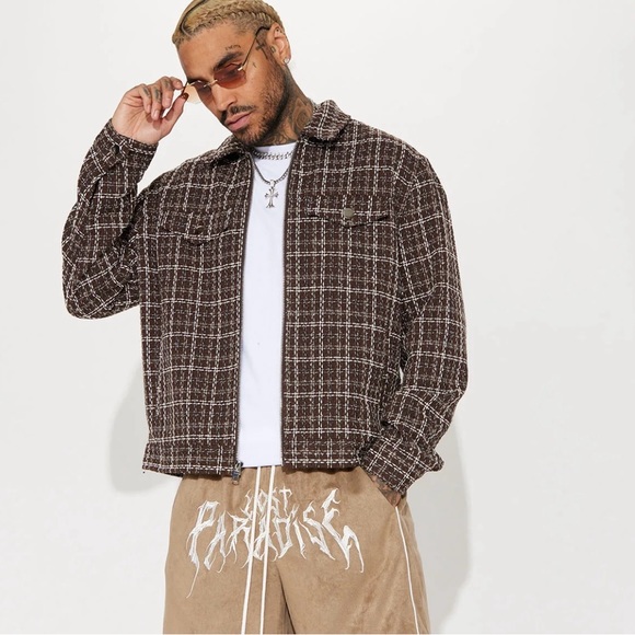 Men’s fashion nova Make a statement trucker jacket - Picture 2 of 12